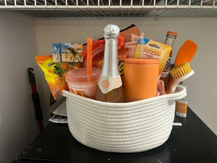 All Those Cozy Goodies Need A Chic Place To Hang Out, And This <a Style="Display:inline;" Href="Https://Www.amazon.com/Happyiren-Container-Organizer-Magazines-Decorative/Dp/B0cn8n224c?ie=utf8&th=1&linkcode=ll1&tag=bpdog-20&linkid=15f914471b173fc9e63a0b4273a34aae&language=en_us&ref_=as_li_ss_tl" Target="_blank">  <span Style="Font: Inherit; Color: #d74b1f;"> Woven Storage Basket </Span> Is The Perfect First Apartment For Them