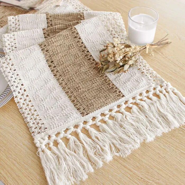 A <a Style="Display:inline;" Href="Https://Www.amazon.com/Fexia-Macrame-Farmhouse-Brown-Bohemian/Dp/B0b27wgc8q?crid=dl375vhts4bz&dib=eyj2ijoimsj9.dxpl5ncue1zd2lshypit-1gbtq6ofcwyeu8zguhuzakiacjthlncho9hahyqf0nowxwquj5-Zhaweydbxqs5njchic2qanimerxrav4sdck_srbpvx-Rz-Oewevak39axb7ql-K1pnc_zy7_9oblqiofzmka1ul5nux6608gyww6qfvyesqebznd9vkyk85prphe-M_r70xxbbtuiwzti5scyqesqwhagctkcu2ab8ojxplix3w2gag-Umtswc2gaoz_dpfrcvsamgdjegsdb6zm_ez6qgo0nplntrogbtc.e6j5dkq1frkolfl-Maqkri-Ci1bnqhv43hn6tdg1aaq&dib_tag=se&keywords=cozy%2bhome%2bdecor&qid=1763117896&sprefix=cozy%2bhome%2caps%2c396&sr=8-36&th=1&linkcode=ll1&tag=bpzebra-20&linkid=b230a05a52fbd7af92e9a6f391fce7fe&language=en_us&ref_=as_li_ss_tl" Target="_blank">  <span Style="Font: Inherit; Color: #d74b1f;"> Boho Table Runner </Span> Is The Perfect Way To Tell Your Guests "I Have My Life Together, But I'm Also, Like, Super Chill"