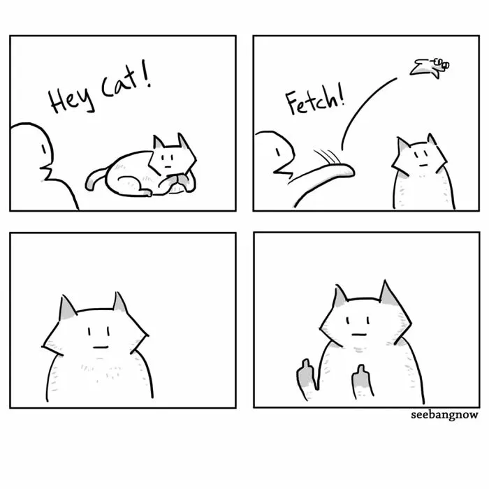 29 Sassy Cat Comics That Prove Cats Understand Us Better Than We Think