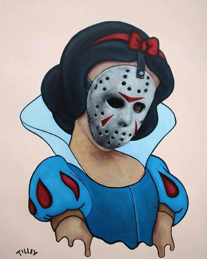 Tyler Tilley’s 35 Explosive Pop Surrealist Paintings That Mix Humor With Horror