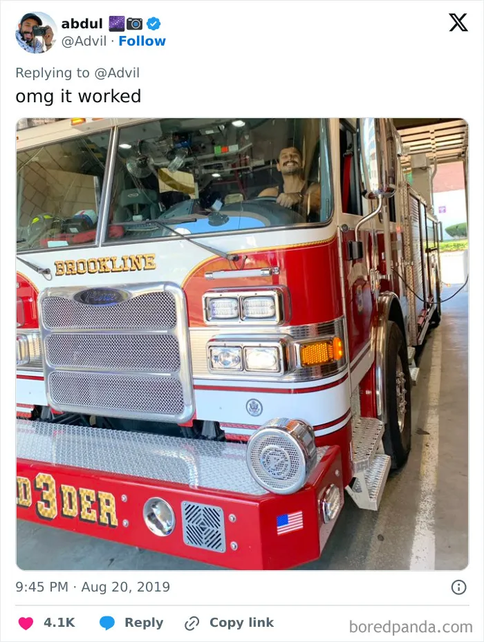 "Ever Since I Was A Little Kid I’ve Always Wanted To Get On A Fire Truck. I’m Tempted To Just Walk Over To A Fire Station And Just Ask"