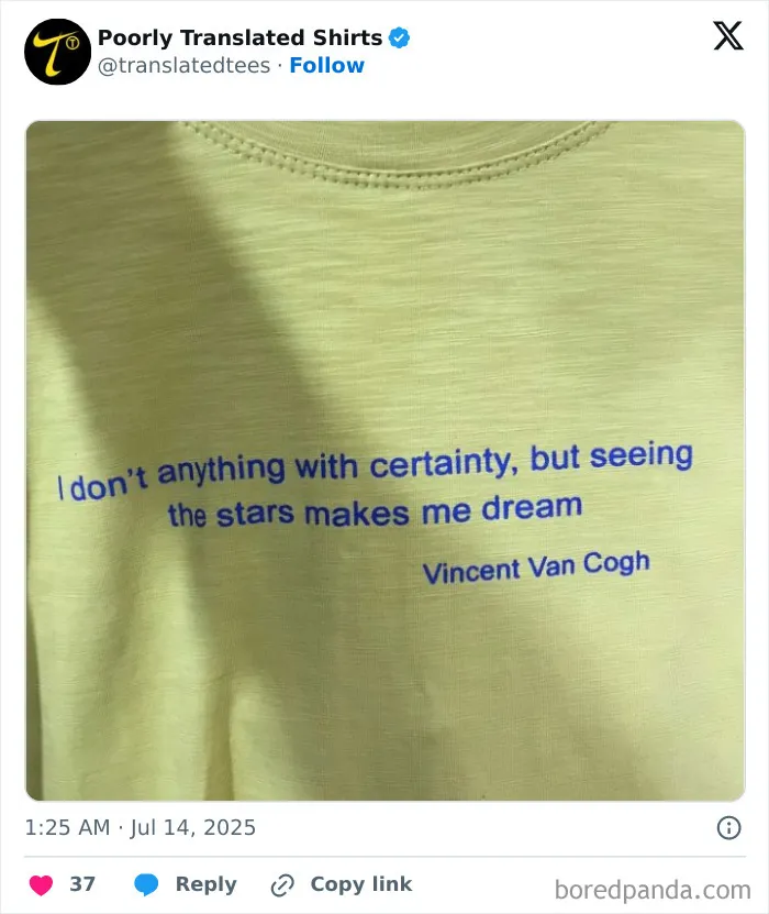 40 Times T-Shirt Designs Had Such Hilarious English Phrases, The Designer Definitely Got “Lost In Translation" (New Pics)