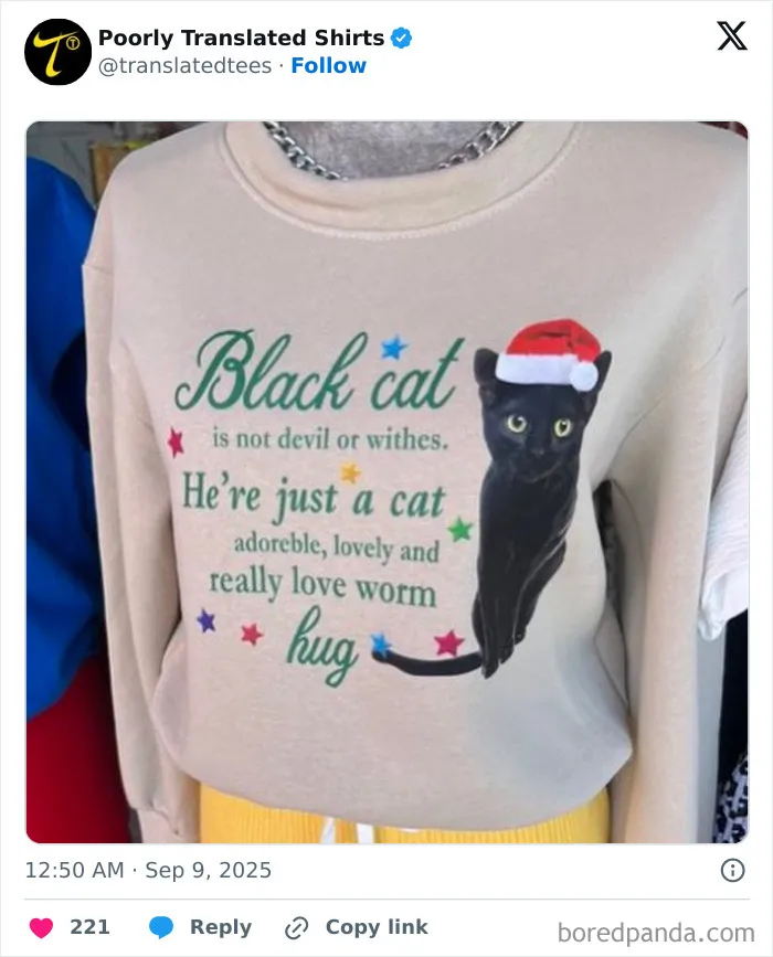 40 Times T-Shirt Designs Had Such Hilarious English Phrases, The Designer Definitely Got “Lost In Translation" (New Pics)