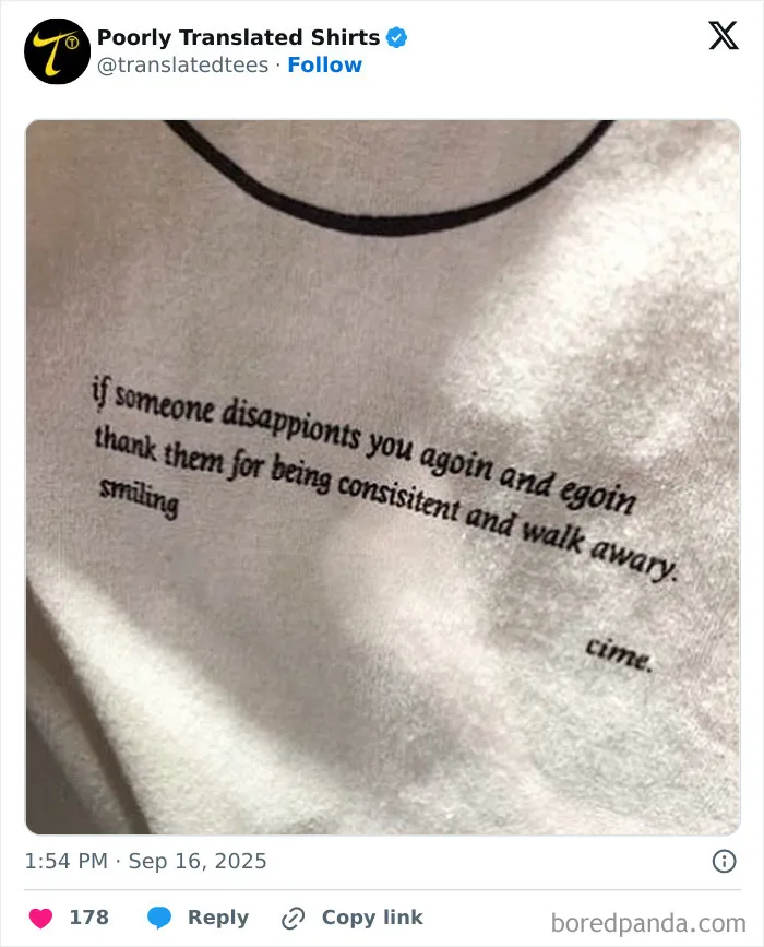 40 Times T-Shirt Designs Had Such Hilarious English Phrases, The Designer Definitely Got “Lost In Translation" (New Pics)