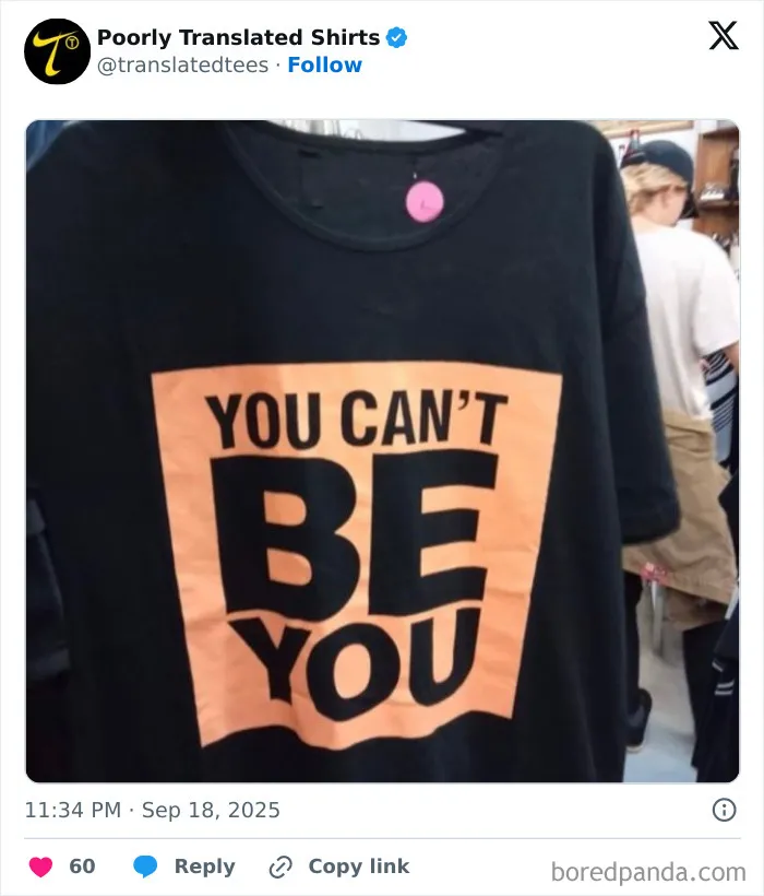 40 Times T-Shirt Designs Had Such Hilarious English Phrases, The Designer Definitely Got “Lost In Translation" (New Pics)