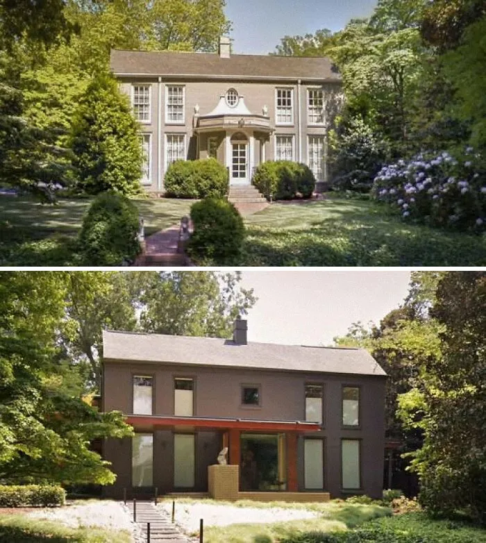 Not Only Ugly New Buildings, They Are Ruining Residential Areas Turning Historic Homes Into Ugly Boxes, It's A New Trend