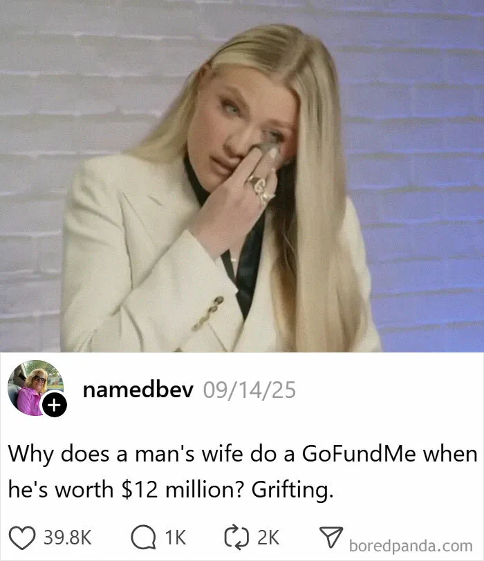 To Cry For More Money