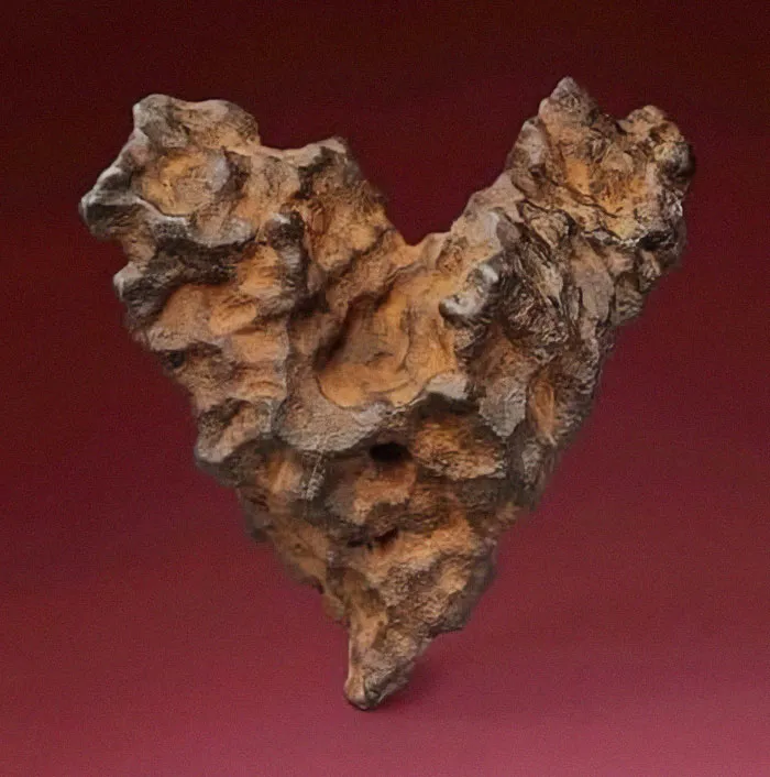 Very old object with rough texture and irregular shape, representing ancient relics that survived from our ancestors.