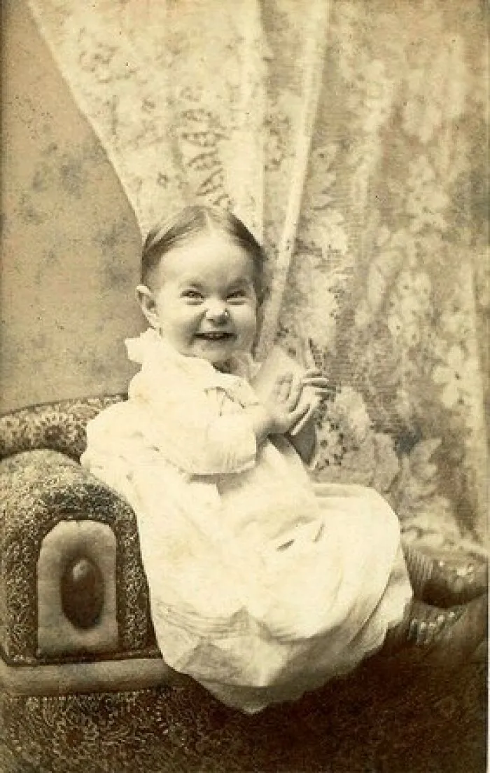 Apparently Nobody Told This 1880s Baby He Wasn't Supposed To Smile For His Picture! Seriously, This Is One Of The Best Baby Pictures I Have Ever Seen