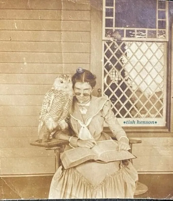 Just A Lady And Her Feathered Friend
