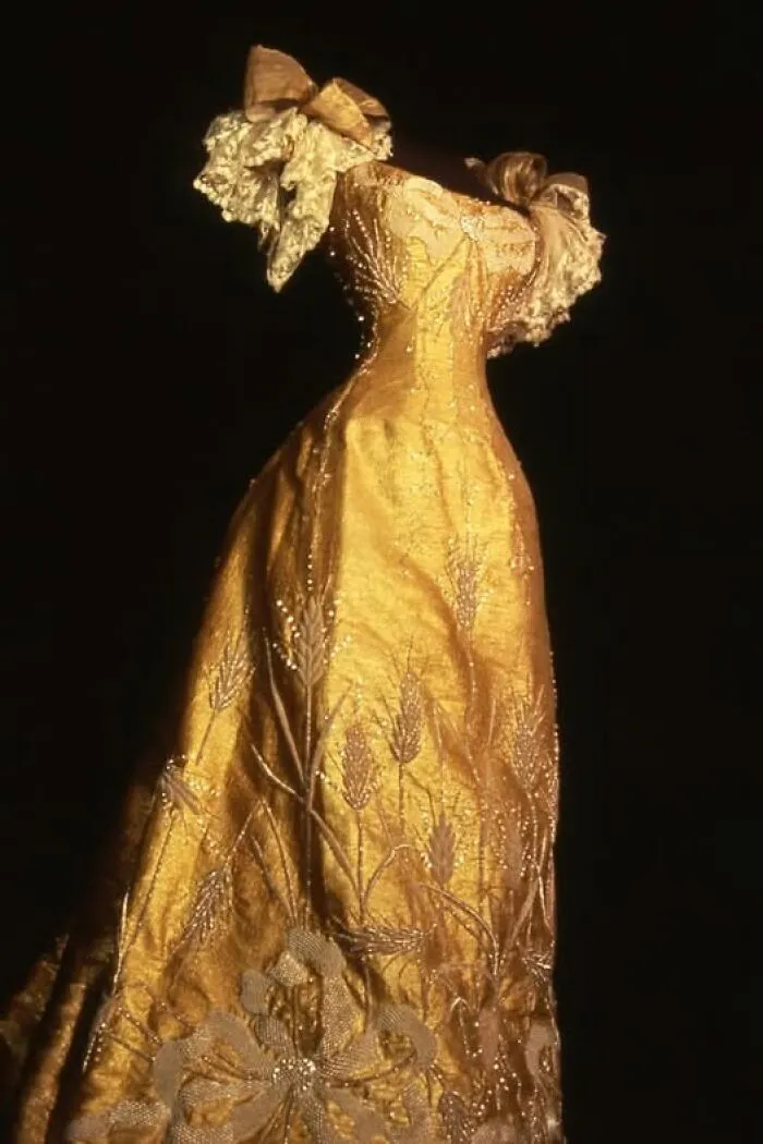 The Dress Worn By Queen Marie Of Romania At The Coronation Of Her Cousin, Tsar Nicholas II Of Russia, In 1896