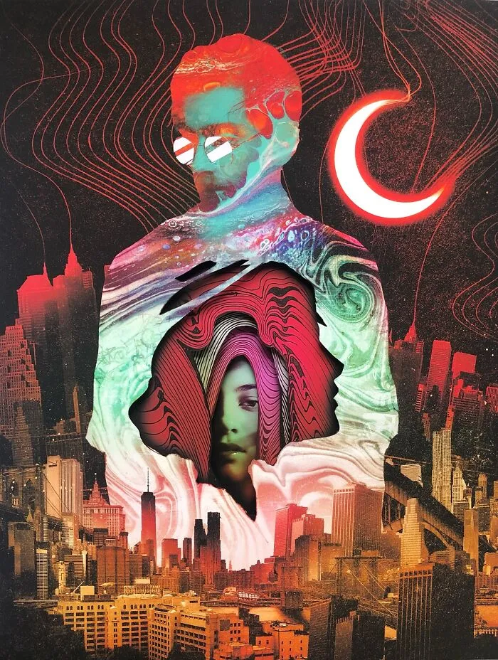 40 Mind-Bending Layered Collages By This Philadelphia-Based Artist
