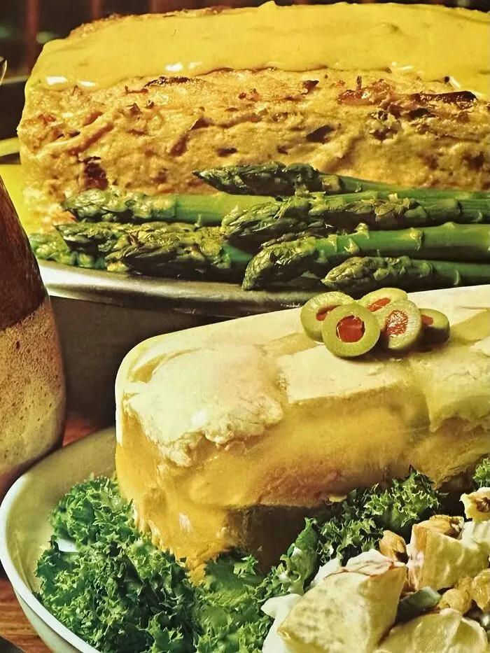 Chicken Loaves: Hot With Curry Sauce, Cold And Jellied From “Woman’s Day Encyclopedia Of Cookery Vol. 3”, 1966