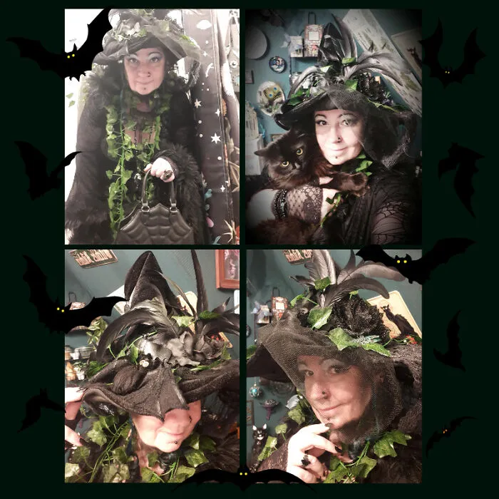 Forest Witch With Her Familiar