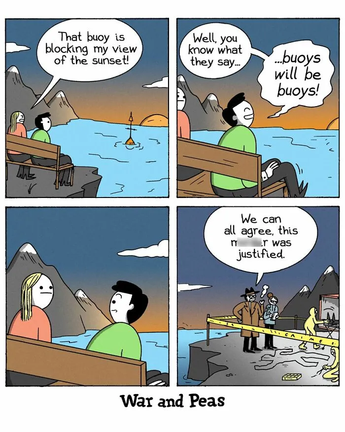 39 Brilliantly Bizarre Comics By ‘War And Peas’ That Might Catch You Off Guard (New Pics)