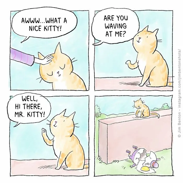 This Cartoonist Perfectly Captures What It’s Like To Live With Cats (20 Pics)