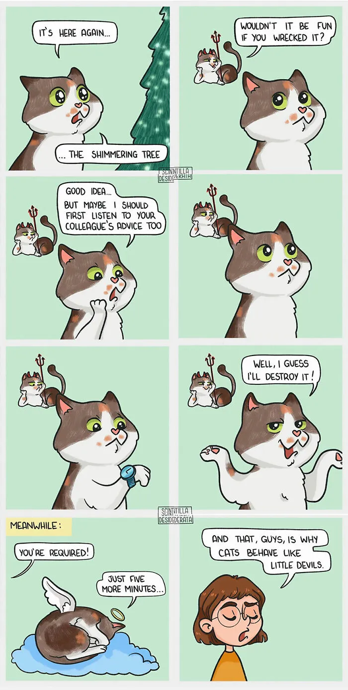 50 Witty Comics By Scintilla Desiderata That Perfectly Capture Everyday Life (New Pics)