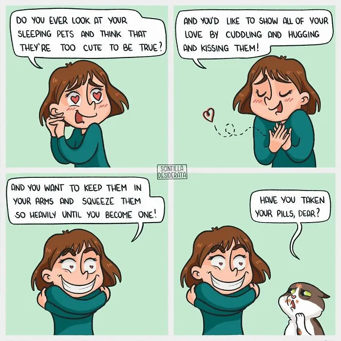 50 Witty Comics By Scintilla Desiderata That Perfectly Capture Everyday Life (New Pics)