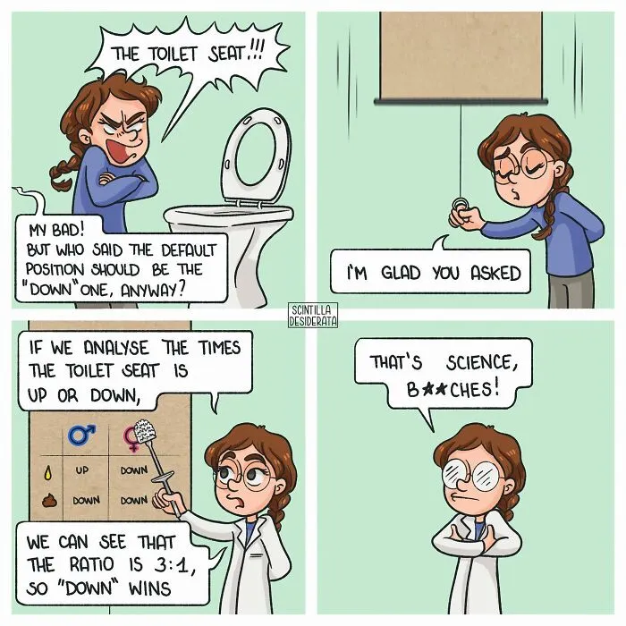 50 Witty Comics By Scintilla Desiderata That Perfectly Capture Everyday Life (New Pics)