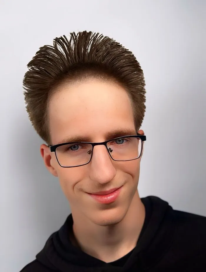 "Reverse Mohawk"