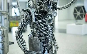 This Polish Artist Turns Scrap Metal Into Epic Sci-Fi Sculptures