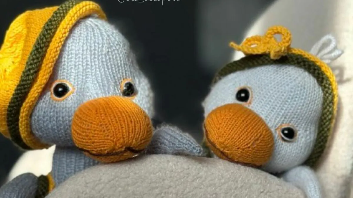 A Knitted Goose For Christmas: Here's My Goose Toy Knitting Patterns
