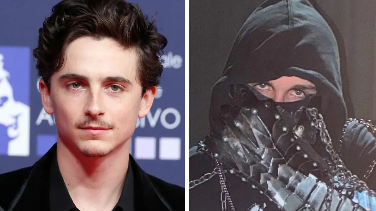 Fans Are Convinced Timothée Chalamet Is Secretly Masked Rapper EsDeeKid As Viral Video Sparks Wild Theory