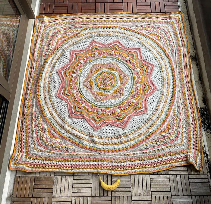 Just Finished My First Ever Big Blanket