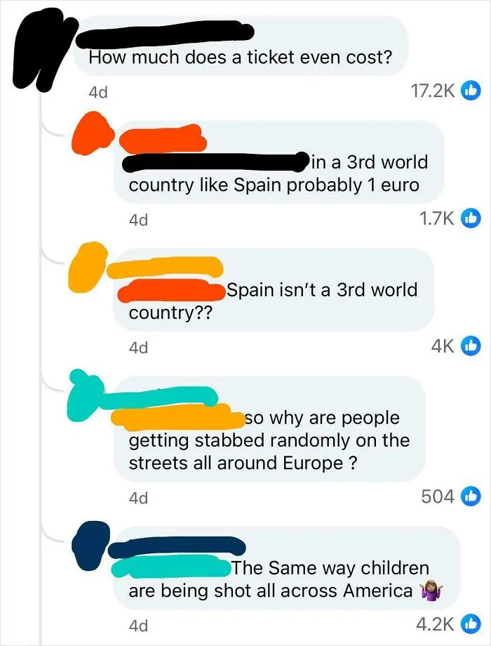 ‘In A Third World Country Like Spain’