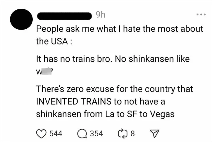 The USA Invented Trains