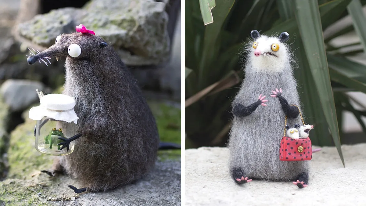 33 Unique Felt Toys By Emina Poison That Perfectly Balance Cute, Weird, And Wonderful (New Pics)