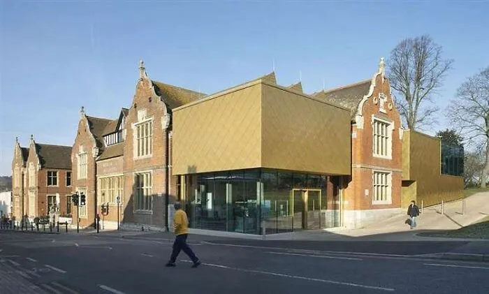 Maidstone Museum Extension. They Thought They Would Go With Something In Keeping With The Architecture Of This Fine Building. Something Sympathetic And Discreet