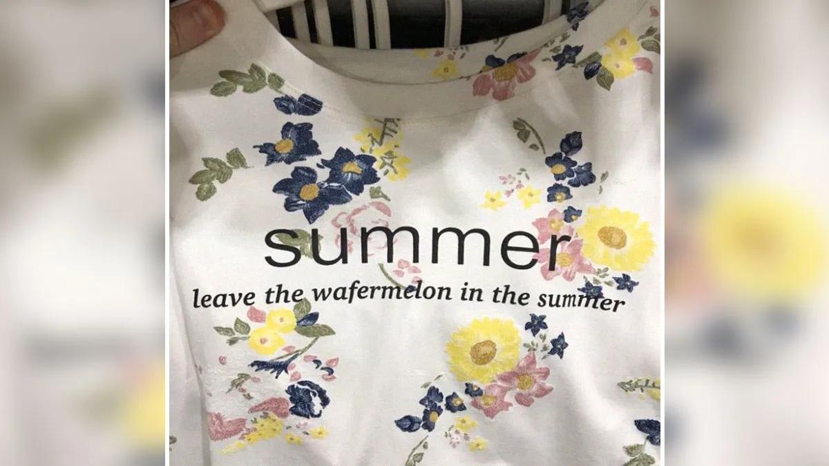 40 Times T-Shirt Designs Had Such Hilarious English Phrases, The Designer Definitely Got “Lost In Translation" (New Pics)