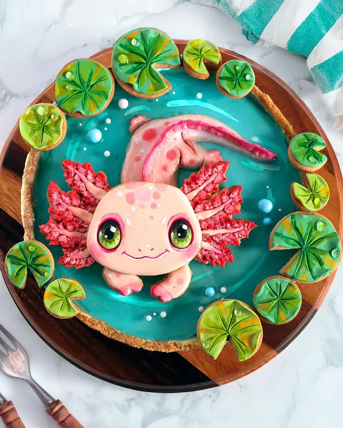 I Made An Axolotl Tart