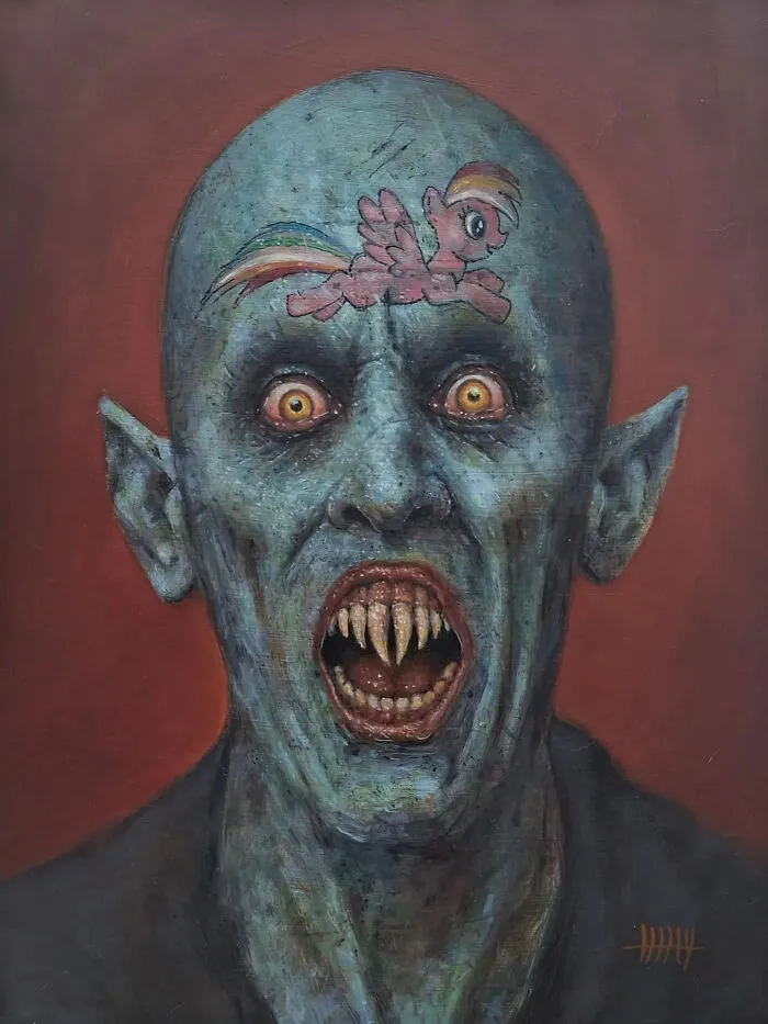 Tyler Tilley’s 35 Explosive Pop Surrealist Paintings That Mix Humor With Horror