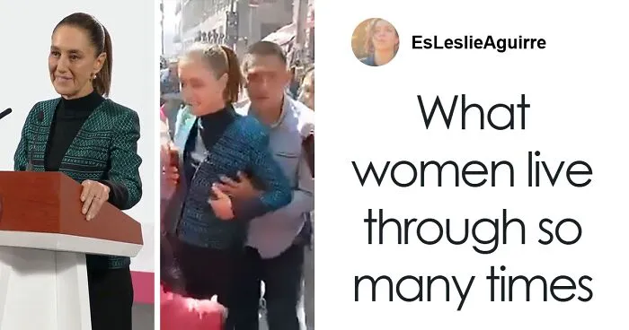 “Outrageous”: Mexican President Stands Helplessly As Man Physically Violates Her In Front Of The Crowd