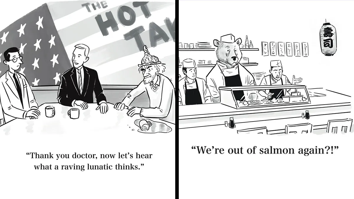 People Are Loving These 50 Absurd Comics By The Creators Of “Mannequin on the Moon”