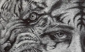 This Las Vegas Artist Blends Horror And Beauty In These Emotional, Unsettling Drawings (35 Pics)