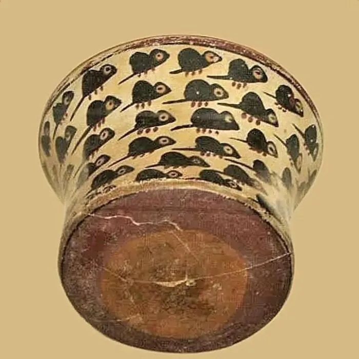 An Ancient Bowl Depicting A Swarm Of Mice. 180 Bc - 500 Ad. Culture: Nazca; South Coast, Peru.   Collection Of The Art Institute Of Chicago.   Via Achayatharangel