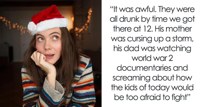 GF Meets BF's "Lovely" Fam, X-Mas Dinner Turns Into Drunken Screaming Match And Flying Chocolates