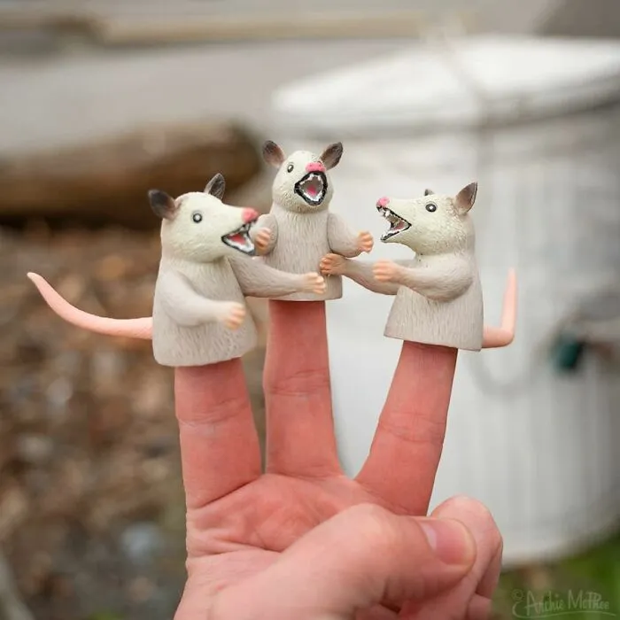 Your Fingers Can Now Be Transformed Into A Family Of Tiny, Trash-Loving Marsupials With A Set Of <a Style="Display:inline;" Href="Https://Www.amazon.com/Dp/B094dktnpf?ascsubtag=7975107%2c3%2c36%2cd%2c0%2c0%2cbf-G-Pn%2c1396%3a1%3b1338%3a1%3b1515%3a2%2c73061071%2c0%2c0%2c0&btn_ref=srctok-D21aa4aa15084859&linkcode=ll1&tag=bpcobra-20&linkid=7536a78bee5d7c543ce598feb907bfa8&language=en_us&ref_=as_li_ss_tl" Target="_blank">   <span Style="Font: Inherit;color: #d74b1f;"> Possum Finger Puppets </Span>
