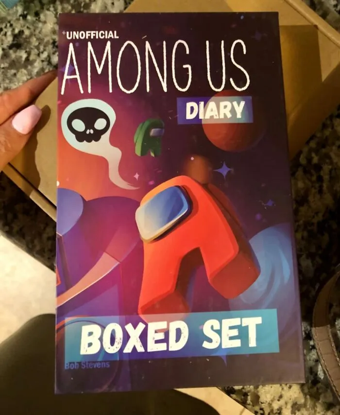  All The Paranoia, Suspicion, And Wild Accusations Of Their Favorite Game Are Now Available In A Much Quieter, Parent-Approved Format With The <a Style="Display:inline;" Href="Https://Www.amazon.com/Https-Www.amazon.comkidfi/Dp/B0bdm1km4q?ie=utf8&linkcode=ll1&tag=bphorse-20&linkid=d6fc3cc72cccdf917cc2f2b48ea306d7&language=en_us&ref_=as_li_ss_tl" Target="_blank">   <span Style="Font: Inherit; Color: #d74b1f;"> Among Us Inspired Story Book Boxed Set </Span>