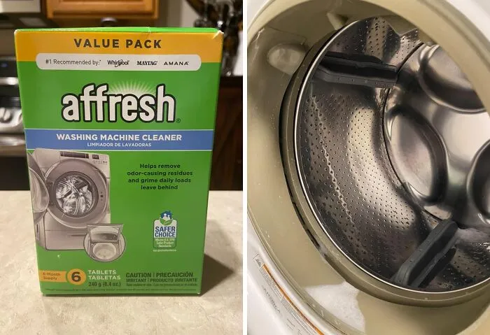  Washing The Washer Sounds Like A Glitch In The Matrix But It Is Necessary To Use The <a Style="Display:inline;" Href="Https://Www.amazon.com/Affresh-Washer-Machine-Cleaner-6-Tablets/Dp/B00c91q86i?ie=utf8&th=1&linkcode=ll1&tag=bpmole-20&linkid=a0239661c1df62fe6394afea9817587d&language=en_us&ref_=as_li_ss_tl" Target="_blank">   <span Style="Font: Inherit; Color: #d74b1f;"> Washing Machine Cleaner </Span> To Blast Away The Mildew So Your Clothes Don't Smell Like A Swamp Creature