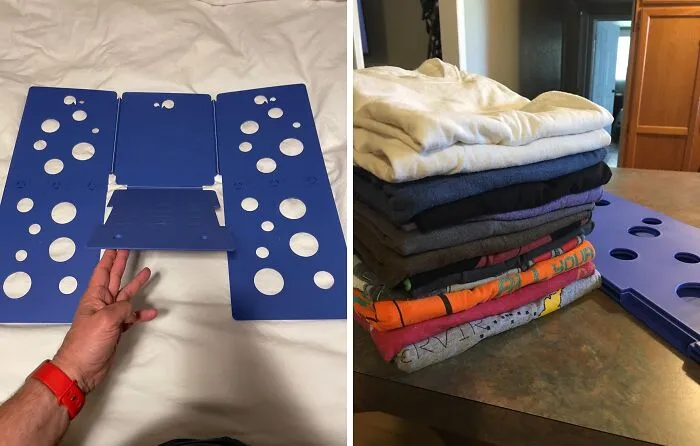 Achieving The Kind Of Crisp Lines That Usually Require A Summer Job At The Gap Is Surprisingly Easy When You Flip The <a Style="Display:inline;" Href="Https://Www.amazon.com/Clothes-Folder-Shirt-Folding-Board/Dp/B071knvbpl?pd_rd_w=fas14&content-ID=amzn1.sym.8a163a7b-6a2a-45ae-8510-8d5419efb828&pf_rd_p=8a163a7b-6a2a-45ae-8510-8d5419efb828&pf_rd_r=6cy8b8nqj9pdmcayjcbs&pd_rd_wg=gxze1&pd_rd_r=df92d2f1-4cd0-4728-8970-B69e99fbfdc4&pd_rd_i=b071knvbpl&psc=1&linkcode=ll1&tag=bpwoodpecker-20&linkid=c4eac71aec4f20157560e9b30e2d5883&language=en_us&ref_=as_li_ss_tl" Target="_blank">   <span Style="Font: Inherit; Color: #d74b1f;"> T Shirt Folding Board </Span> To Flatten Your Wardrobe Into Uniform Squares