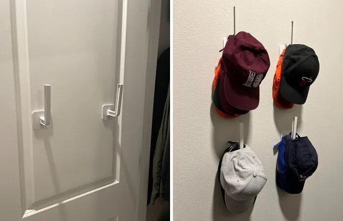 Your Collection Of Snapbacks Deserves Better Than Being Crushed At The Bottom Of The Closet So Use The <a Style="Display:inline;" Href="Https://Www.amazon.com/Sunfanie-Multi-Purpose-Organizer-Adhesive-Baseball/Dp/B0cn1ffnsh?ie=utf8&th=1&linkcode=ll1&tag=bpmole-20&linkid=9860d4647aab69862414bf2b5b6785da&language=en_us&ref_=as_li_ss_tl" Target="_blank">   <span Style="Font: Inherit; Color: #d74b1f;"> Hook For Caps </Span> To Turn Your Bad Hair Day Disguises Into Organized Wall Art