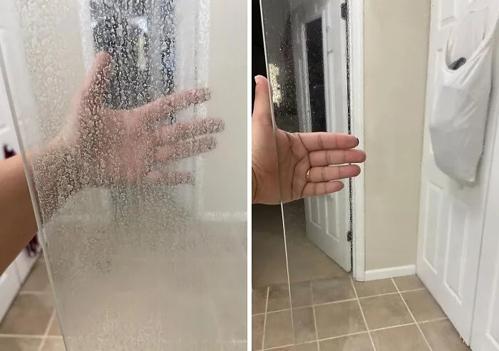  Pretending You Paid Extra For Frosted Privacy Glass Is No Longer A Valid Excuse For Your Cloudy Shower Doors Once The <a Style="Display:inline;" Href="Https://Www.amazon.com/Clean-Hard-Water-Stain-Remover/Dp/B01m7t3d99?ie=utf8&th=1&linkcode=ll1&tag=bpmole-20&linkid=05c80d215196668f3a42b7c33db10a70&language=en_us&ref_=as_li_ss_tl" Target="_blank">   <span Style="Font: Inherit; Color: #d74b1f;"> Hard Water Stain Remover </Span> Eats Through Years Of Mineral Buildup Without Requiring Any Elbow Grease