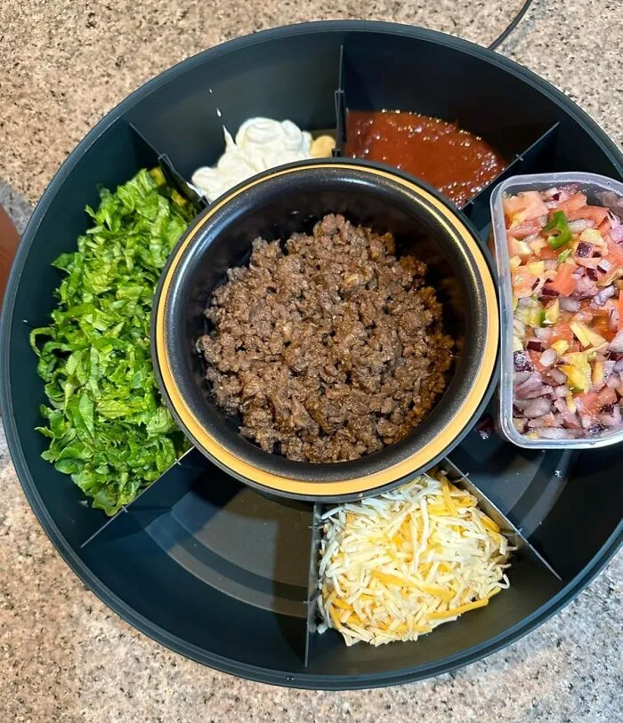 The <a Style="Display:inline;" Href="Https://Www.amazon.com/Taco-Tuesday-Kit-Detachable-Housewarming/Dp/B0cmvldkym?ie=utf8&linkcode=ll1&tag=bponion-20&linkid=d32ad702863f4def814b4b8fdc050cea&language=en_us&ref_=as_li_ss_tl" Target="_blank">   <span Style="Font: Inherit; Color: #d74b1f;"> Taco Tuesday Kit </Span> Is Here To Inform Your Boring Old "What's For Dinner?" Routine That It's Officially Being Replaced By A Fiesta