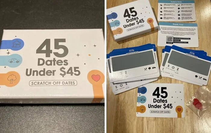 A <a Style="Display:inline;" Href="Https://Www.amazon.com/Eluvate-Scratch-Date-Night-Ideas/Dp/B0d2lw43dl?ie=utf8&linkcode=ll1&tag=bponion-20&linkid=75f39ce5da46222b63475d0929c74db7&language=en_us&ref_=as_li_ss_tl" Target="_blank">   <span Style="Font: Inherit; Color: #d74b1f;"> Scratch Off Date Night Ideas Under $45 </Span> Game Is The Perfect Way To Get Out Of The "Let's Just Watch TV" Rut Without Having To Take Out A Small Loan