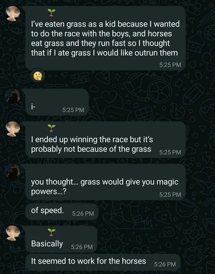 My Friend Admitted Something