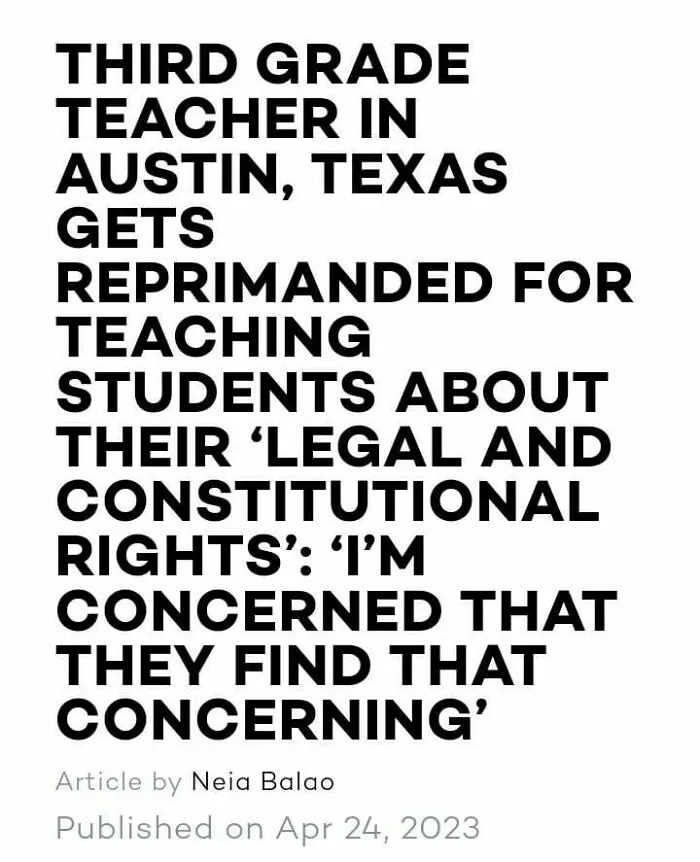 I Already Didn't Like Texas, This Is Too Much